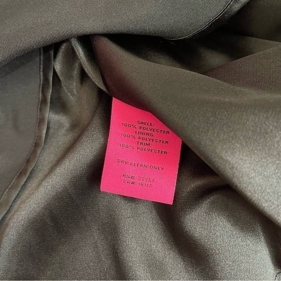 Betsey Johnson Strapless Pink Tulle Black Dress Size 6 NWT - Picture 6 of 10